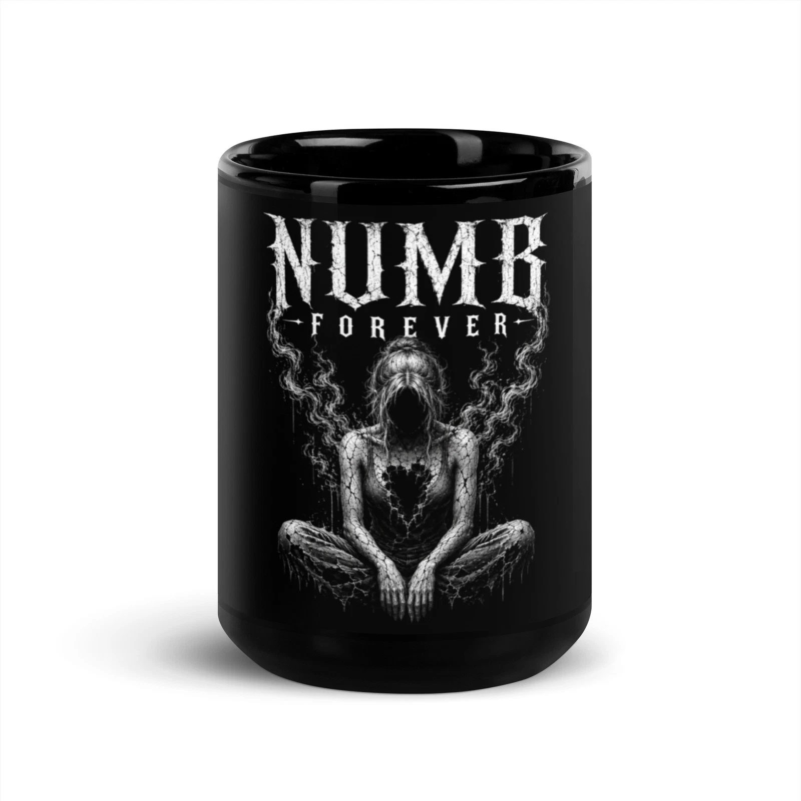 Sick Satisfaction – NUMB FOREVER – Dark Gothic Coffee & Tea Mug