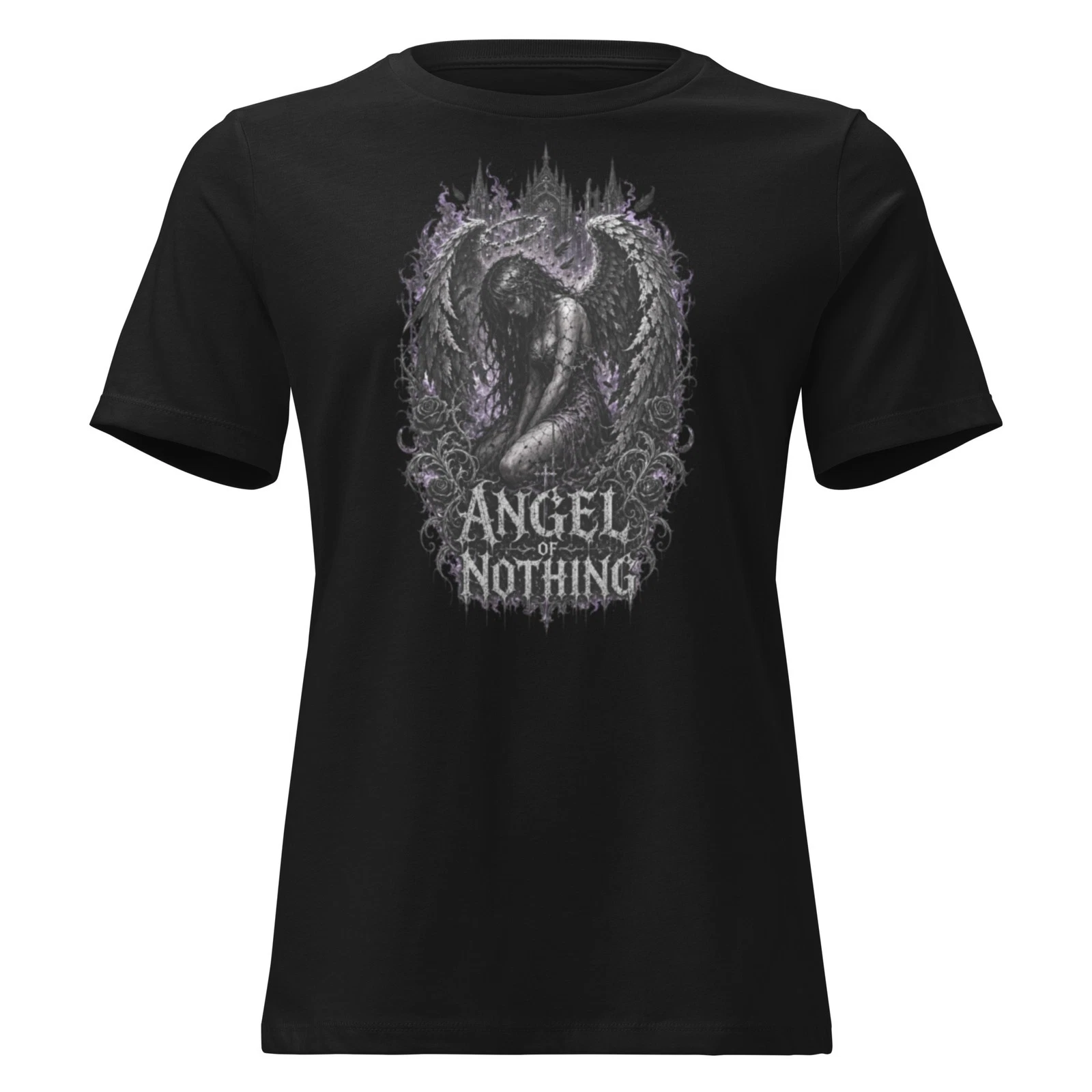 Sick Satisfaction - ANGEL OF NOTHING – Dark Gothic Streetwear Tee T Shirt