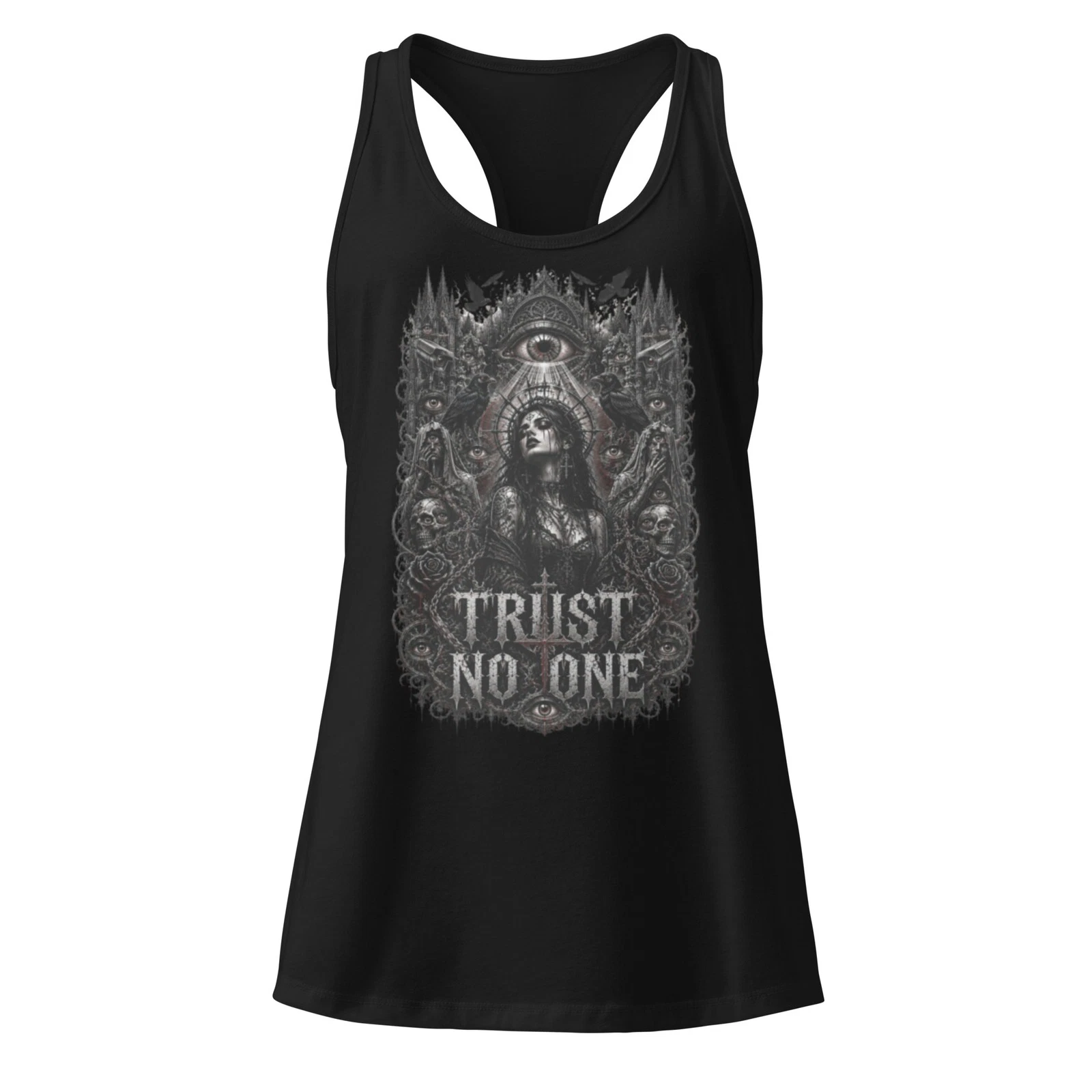 Sick Satisfaction - TRUST NO ONE – Dark Gothic Tank Top