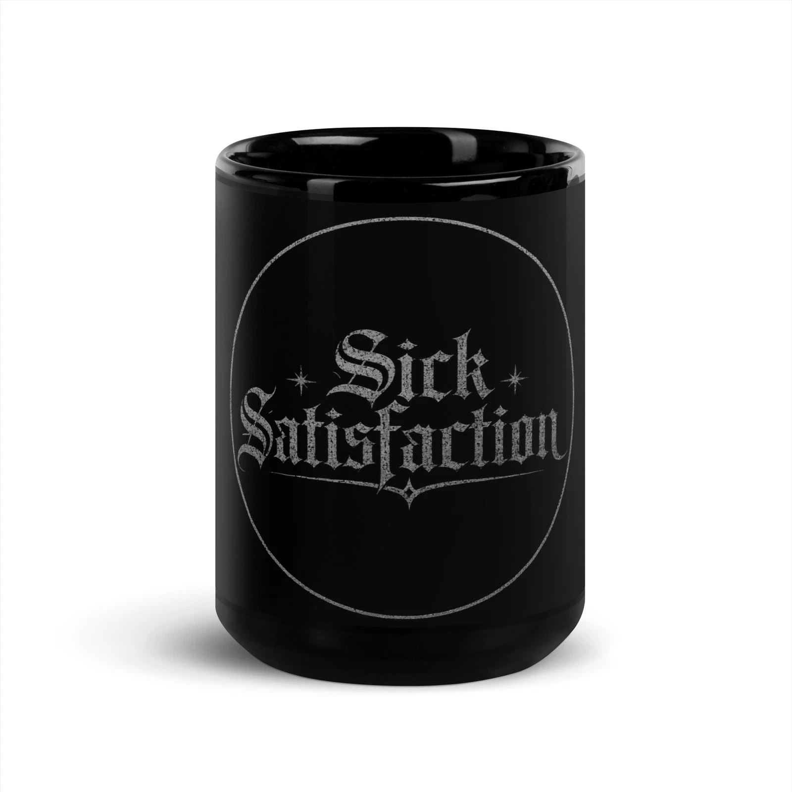 Sick Satisfaction Logo – Premium Gothic Coffee Mug